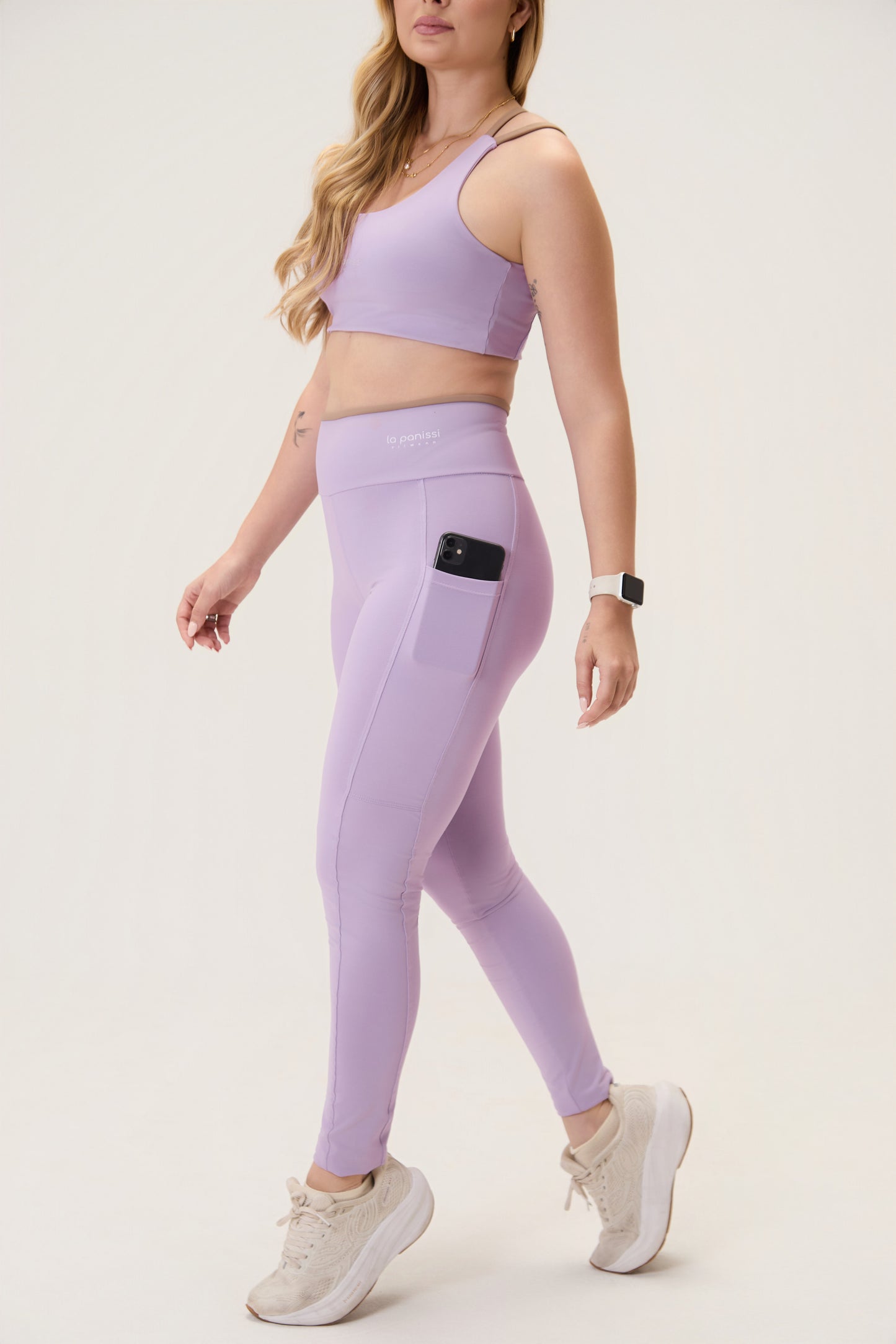 Conjunto Wish Duo Color Lilás (Calça + Top)