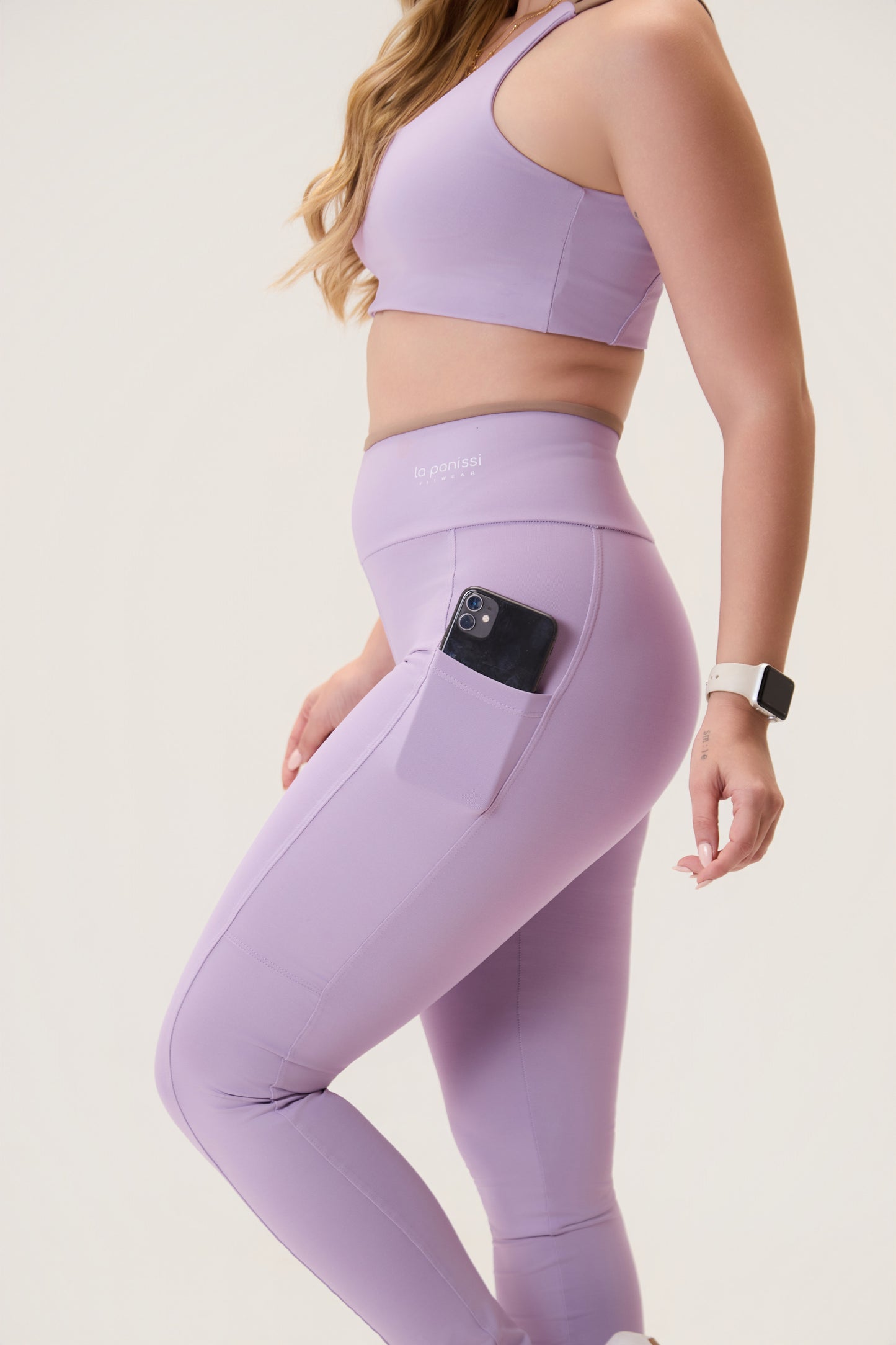 Conjunto Wish Duo Color Lilás (Calça + Top)