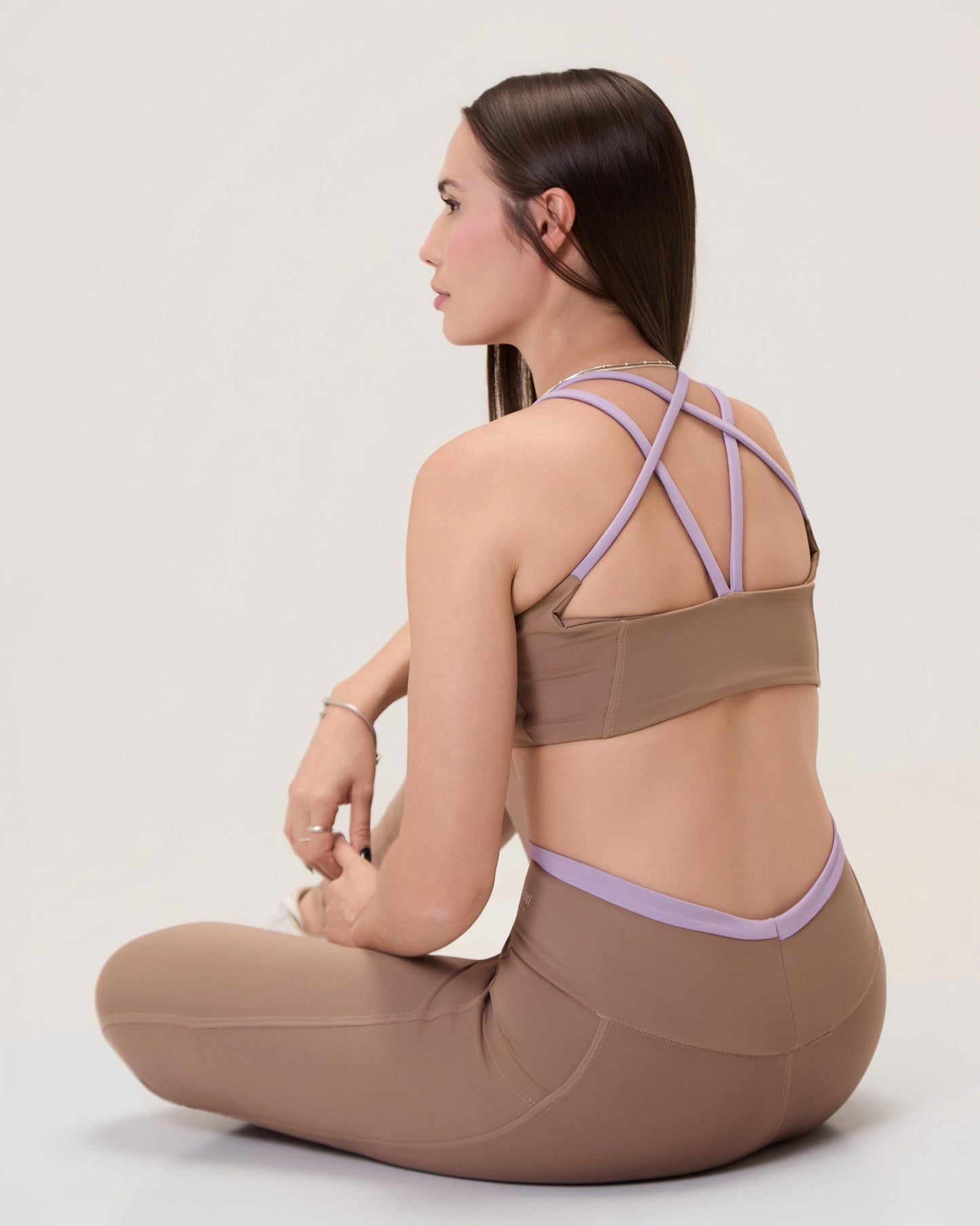 Conjunto Wish Duo Color Bege (Calça + Top)